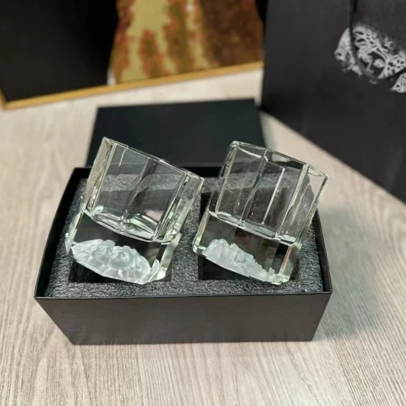 Conjunto de Copos de Cristal Elegance - Caixa Presente Preta