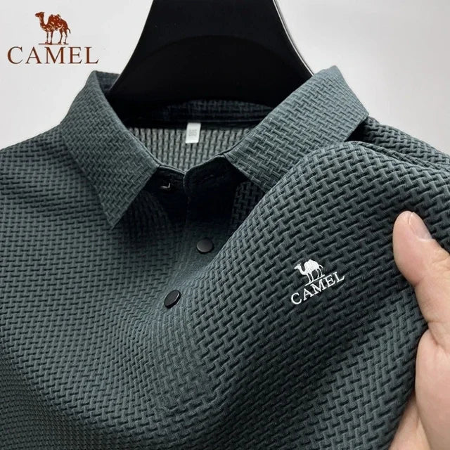 Camisa Polo Bianco Camel